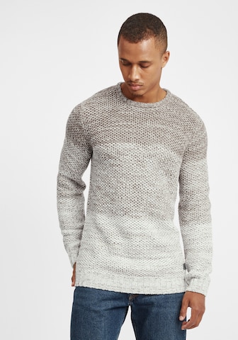 !Solid Sweater 'Ayton' in Grey: front