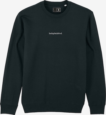 Bolzplatzkind Sweatshirt in Schwarz: predná strana