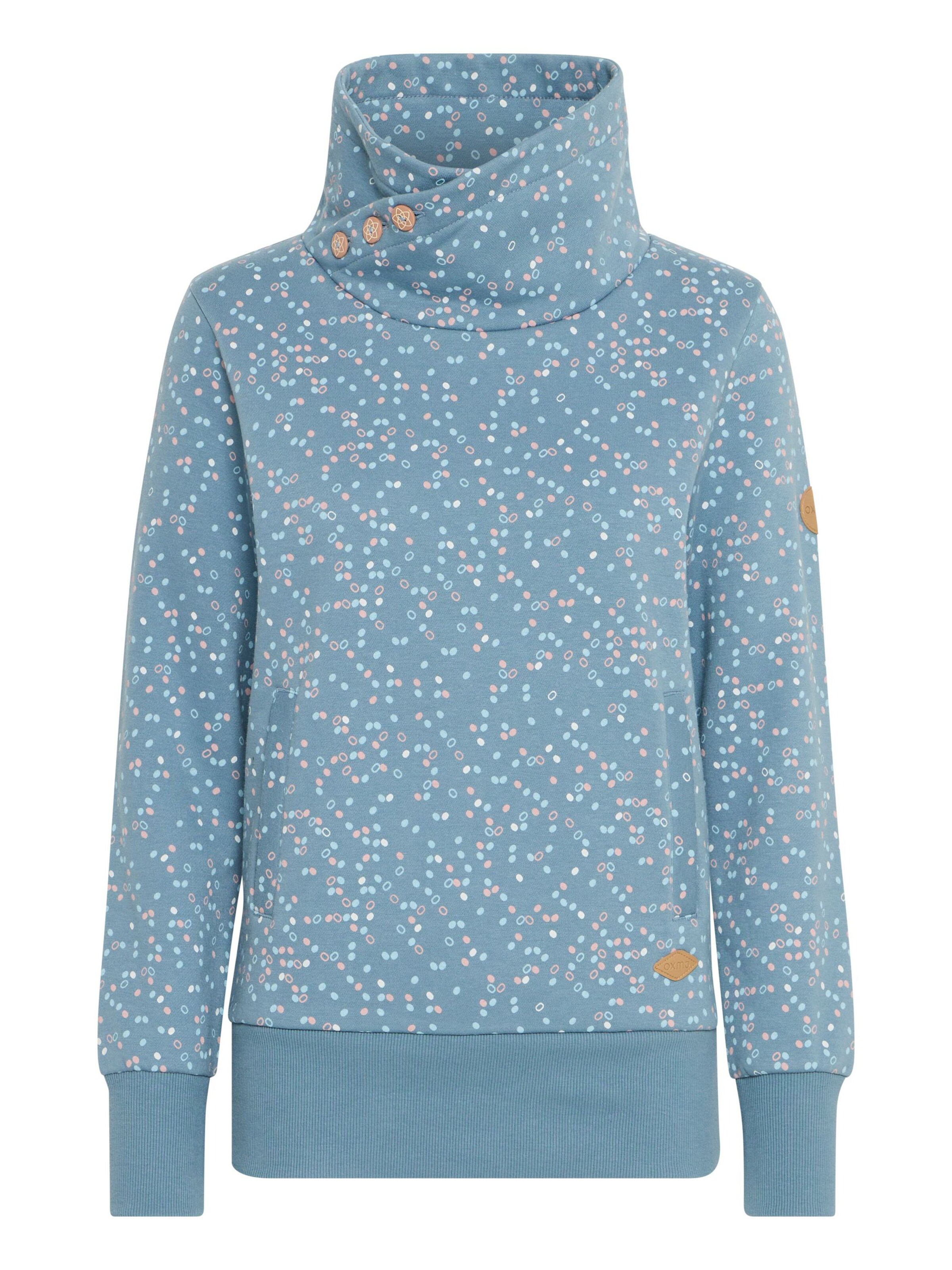 Oxmo - Sweatshirt 'Beatanette' em azul: frente