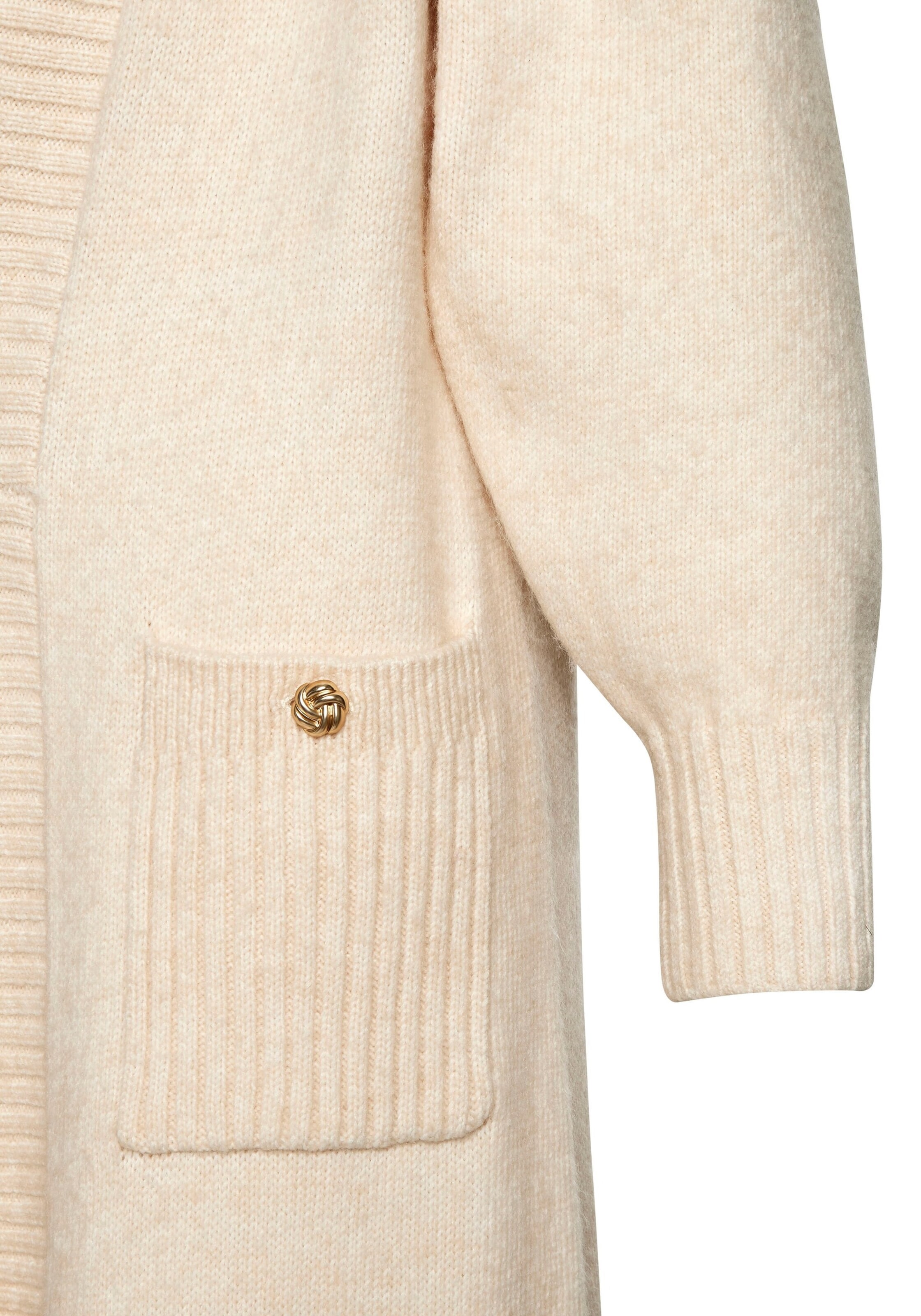 LASCANA Вязаная кофта в Белый