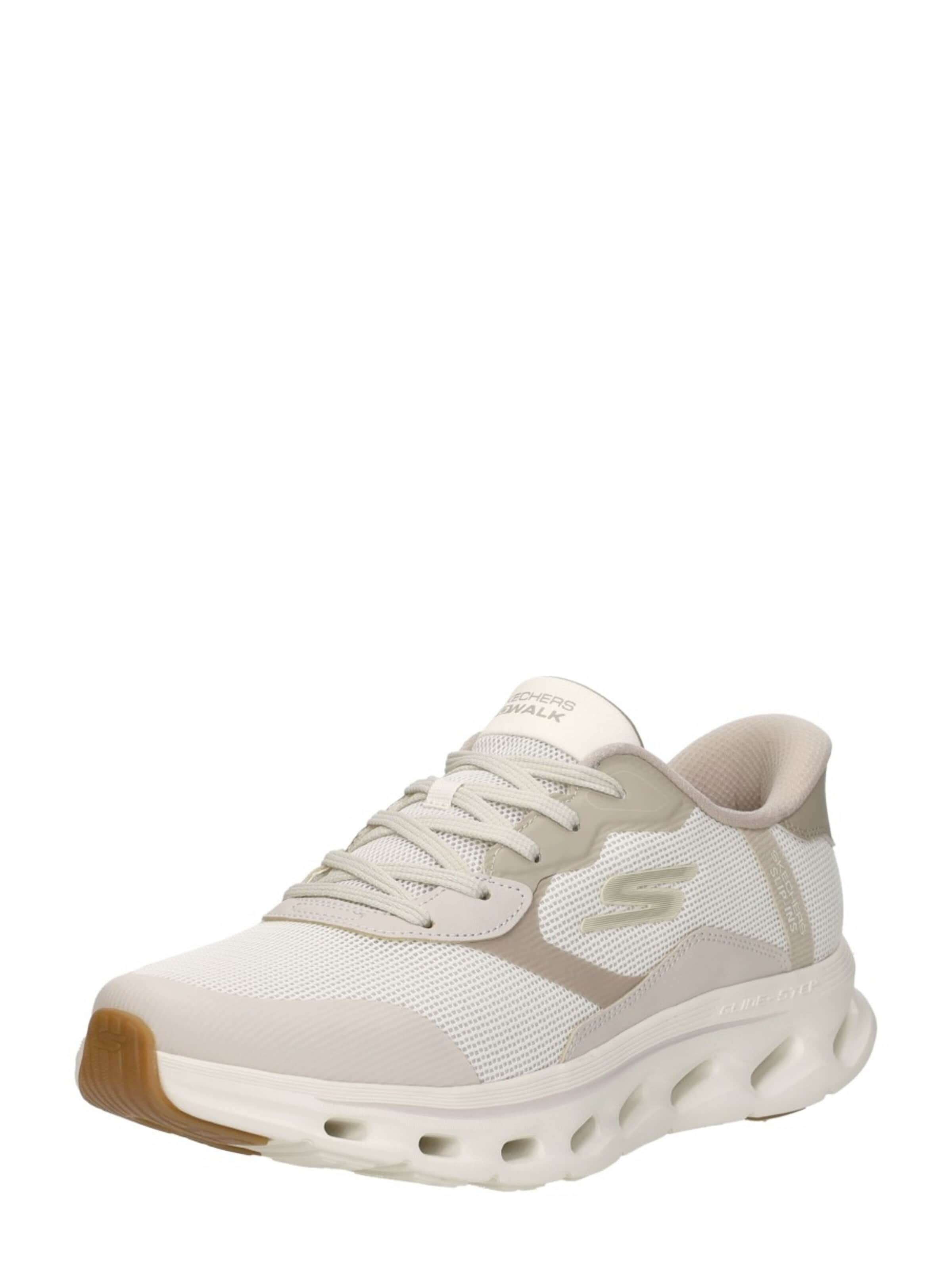 Baskets basses 'Slip-Ins: Go Walk Glide' SKECHERS en blanc