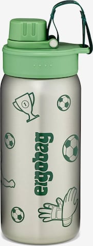 ergobag Drinking Bottle 'Trinkflasche Edelstahl Trinkflasche' in Green: front