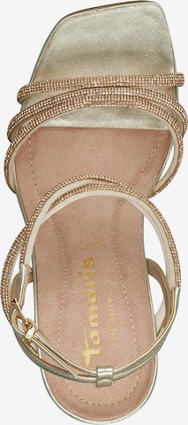 Tamaris Heart & Sole Sandalen met riem in Goud