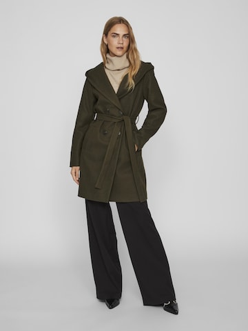 VILA Between-Seasons Coat in Green