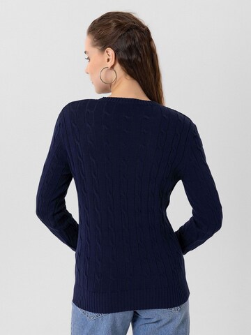 Jacey Quinn - Pullover 'Emelia' em azul