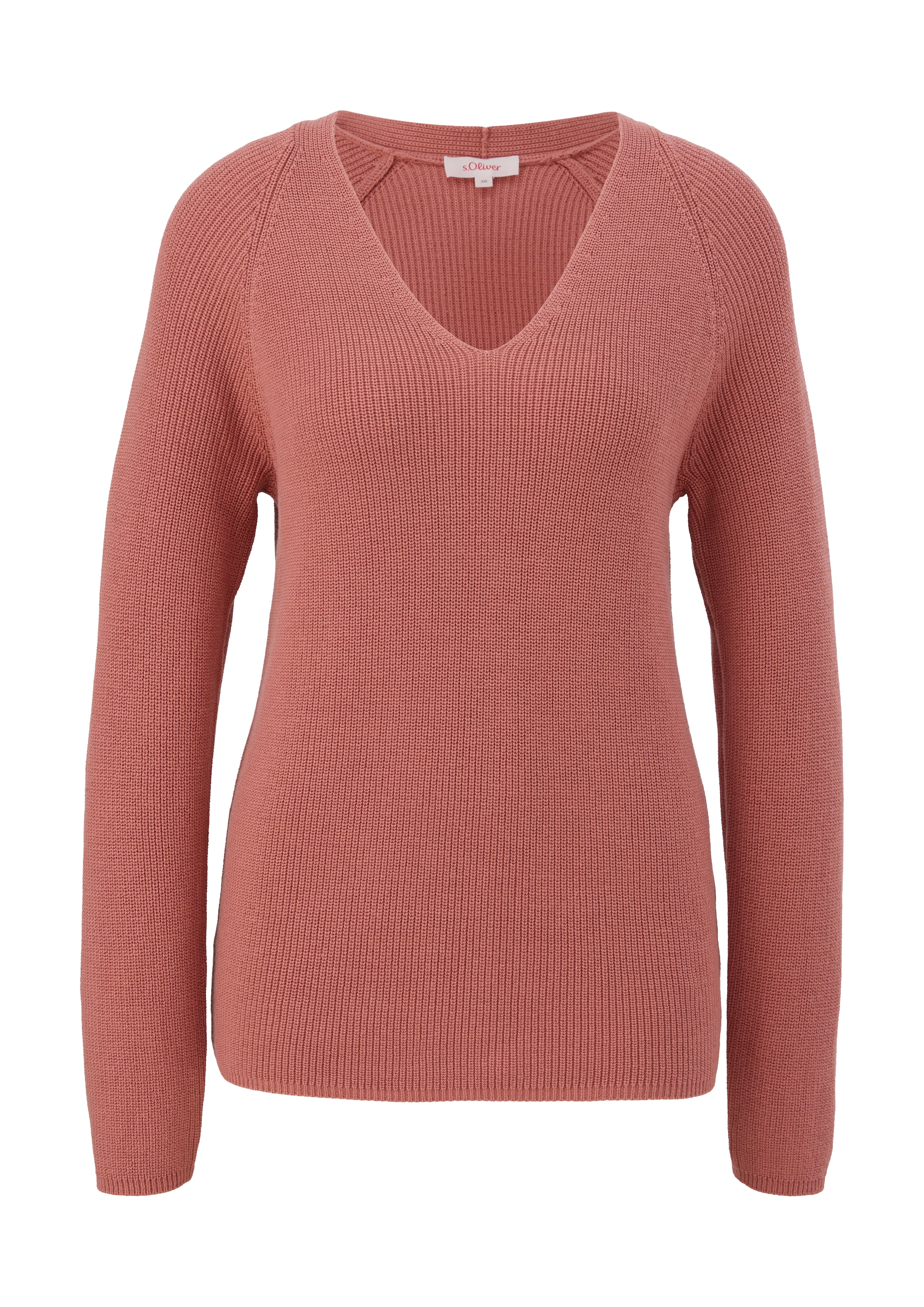 s.Oliver Pullover in Orange: Vorderseite