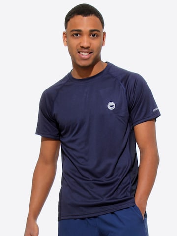 T-Shirt fonctionnel Stark Soul en bleu : devant