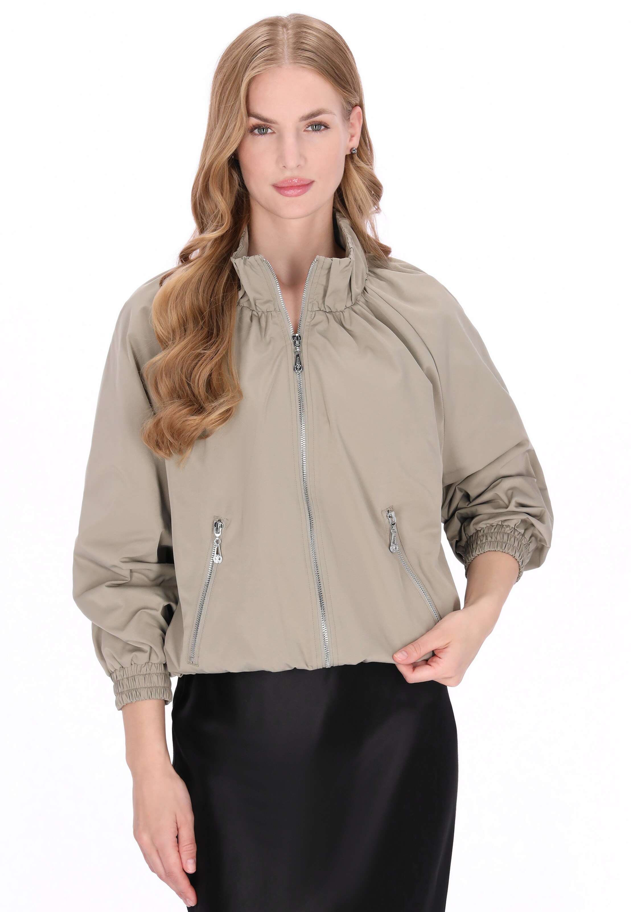 DreiMaster Klassik Between-Season Jacket 'Classic' in Beige: front