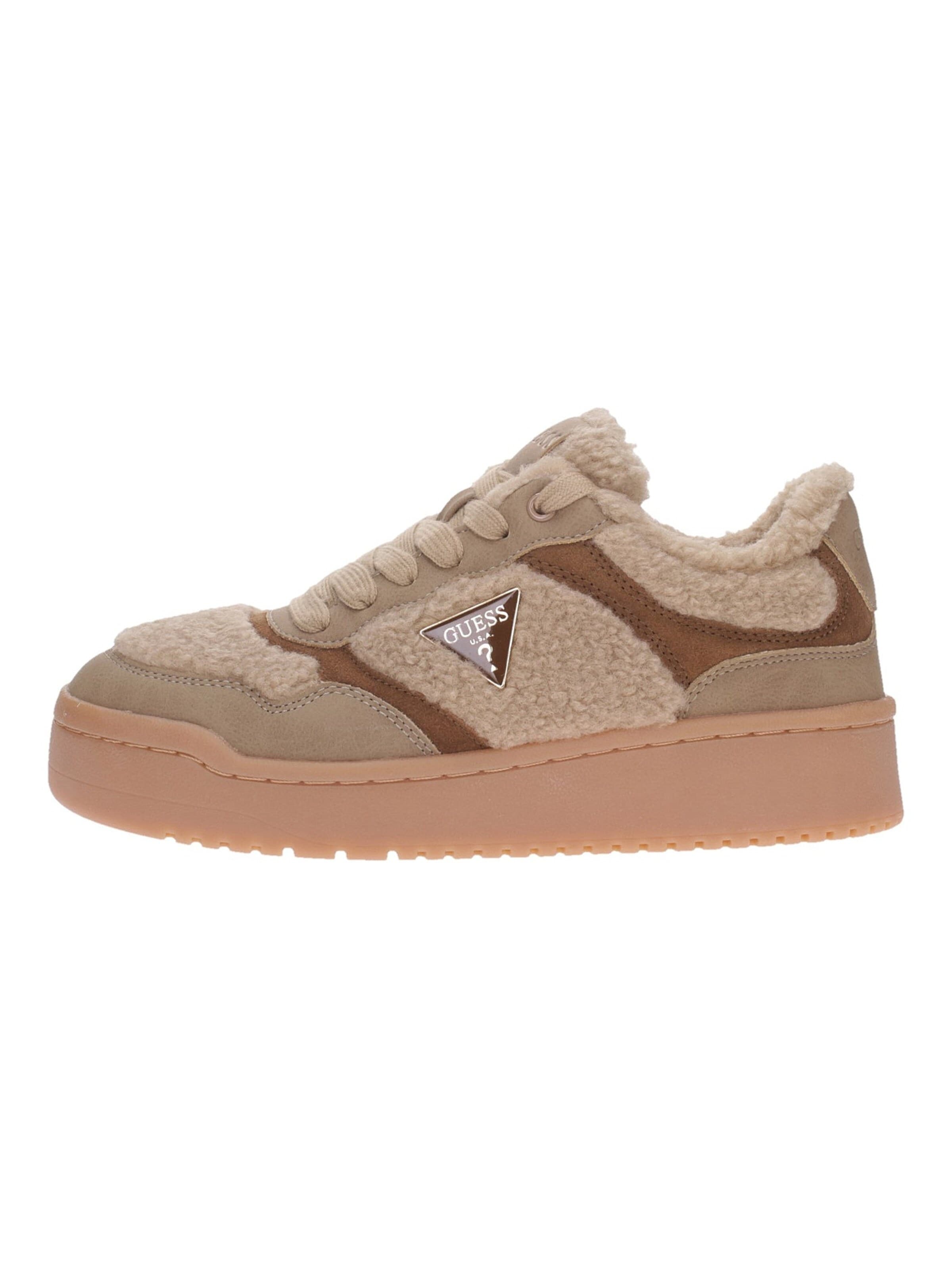 Sneaker bassa 'Sneakers Guess' di GUESS in beige: frontale