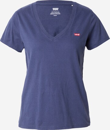 LEVI'S ® Shirt 'Perfect Vneck' in Blauw: voorkant