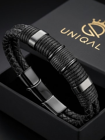 Bracelet 'PREMIUM STYLE BLACK' UNIQAL en noir