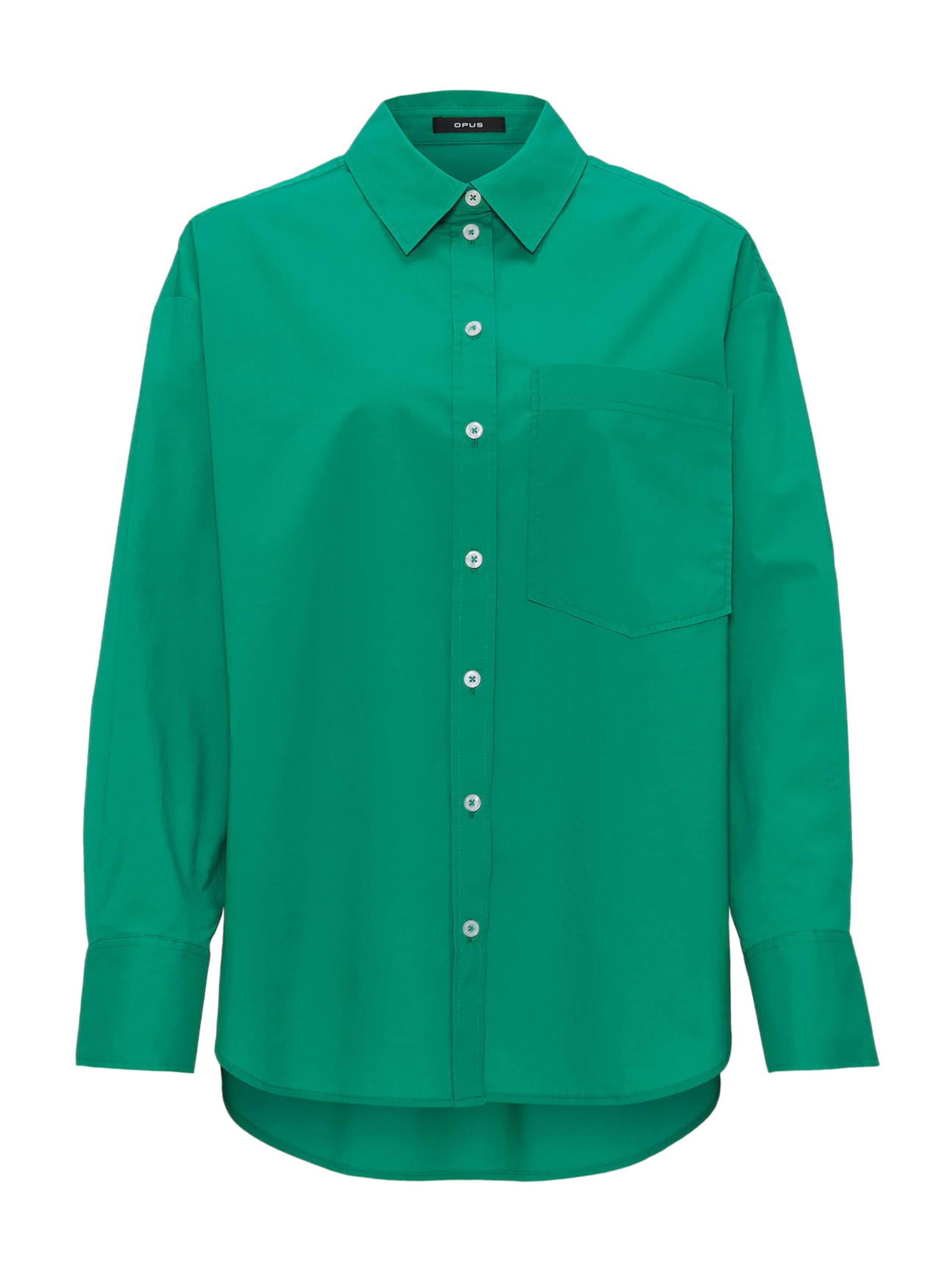 OPUS Bluzka 'Freyana' w kolorze zielony: przód