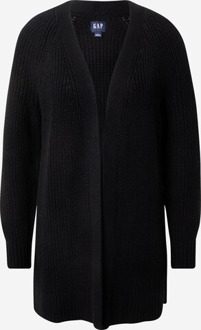 GAP Knit Cardigan in Black: front