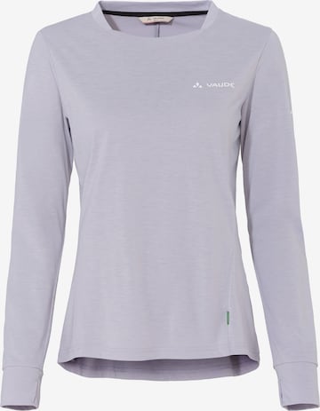 VAUDE Functioneel shirt 'Sveit II' in Lila: voorkant