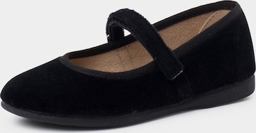 Ballerines Pisamonas en noir : devant