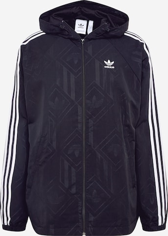 Coupe regular Veste mi-saison 'Mono' ADIDAS ORIGINALS en noir : devant