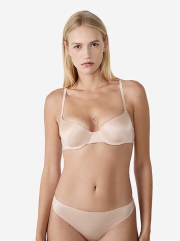 Triangolo Reggiseno 'Pure Glow' di ETAM in beige: frontale