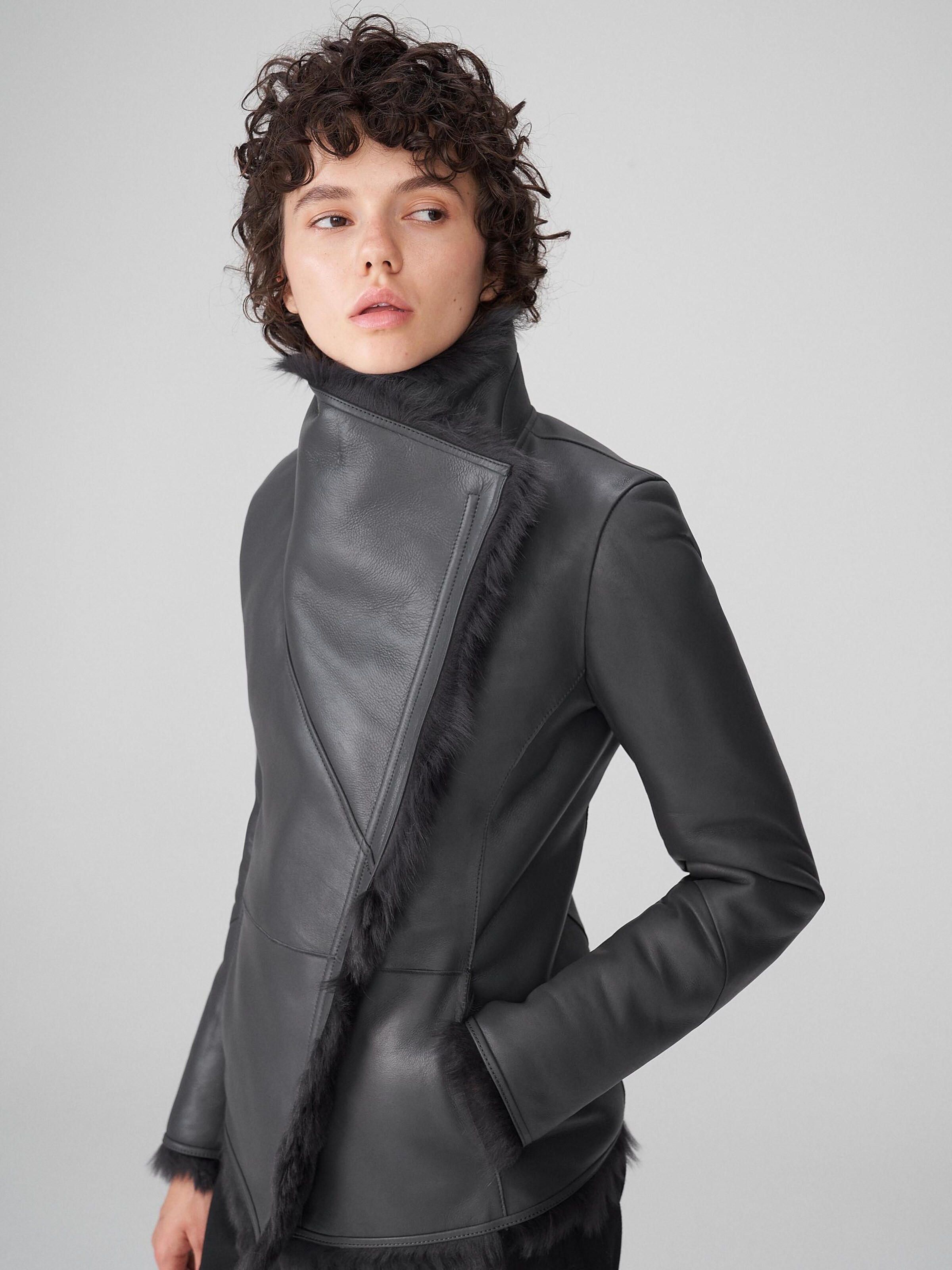 V S P Winter Jacket 'Adila' in Grey