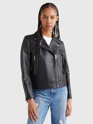 TOMMY HILFIGER Between-Season Jacket in Black: front