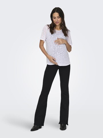 Only Maternity Flared Jeans 'HELLA' in Schwarz