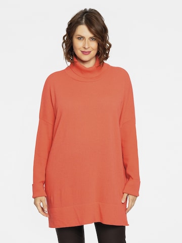 Pull-over Yoek en orange : devant