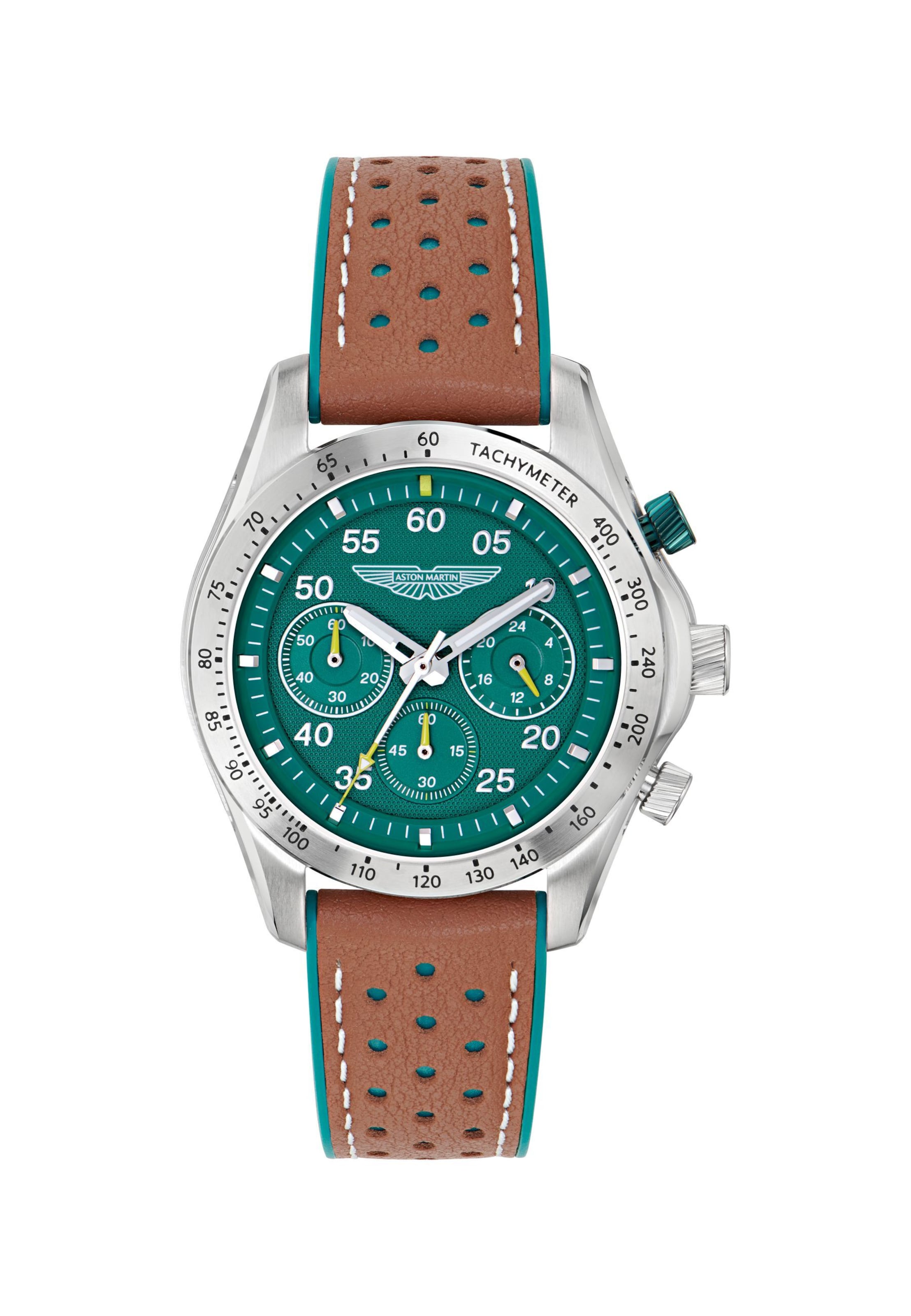 Montre à affichage analogique ' SGT W ' Aston Martin en marron : devant