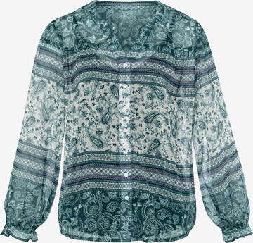 heine Blouse in Groen: voorkant