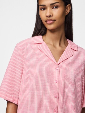 PIECES Blouse 'PCApia' in Roze