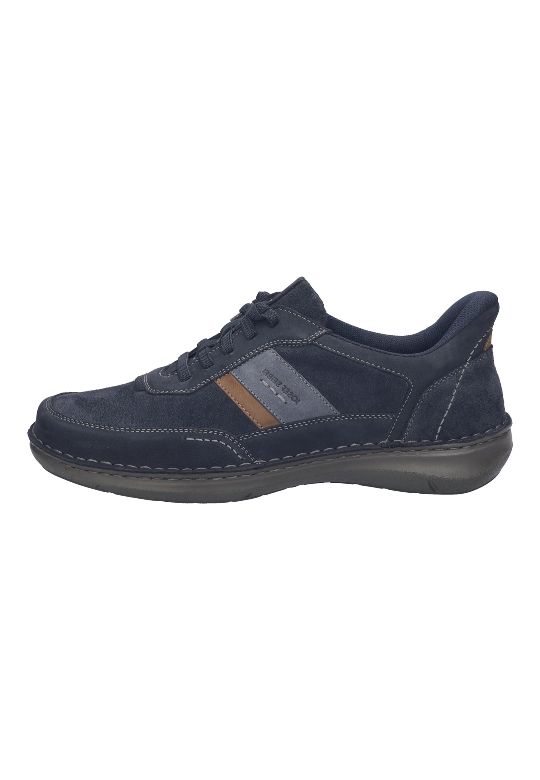 JOSEF SEIBEL Schnürschuh 'New Anvers 26' in Blau: Vorderseite