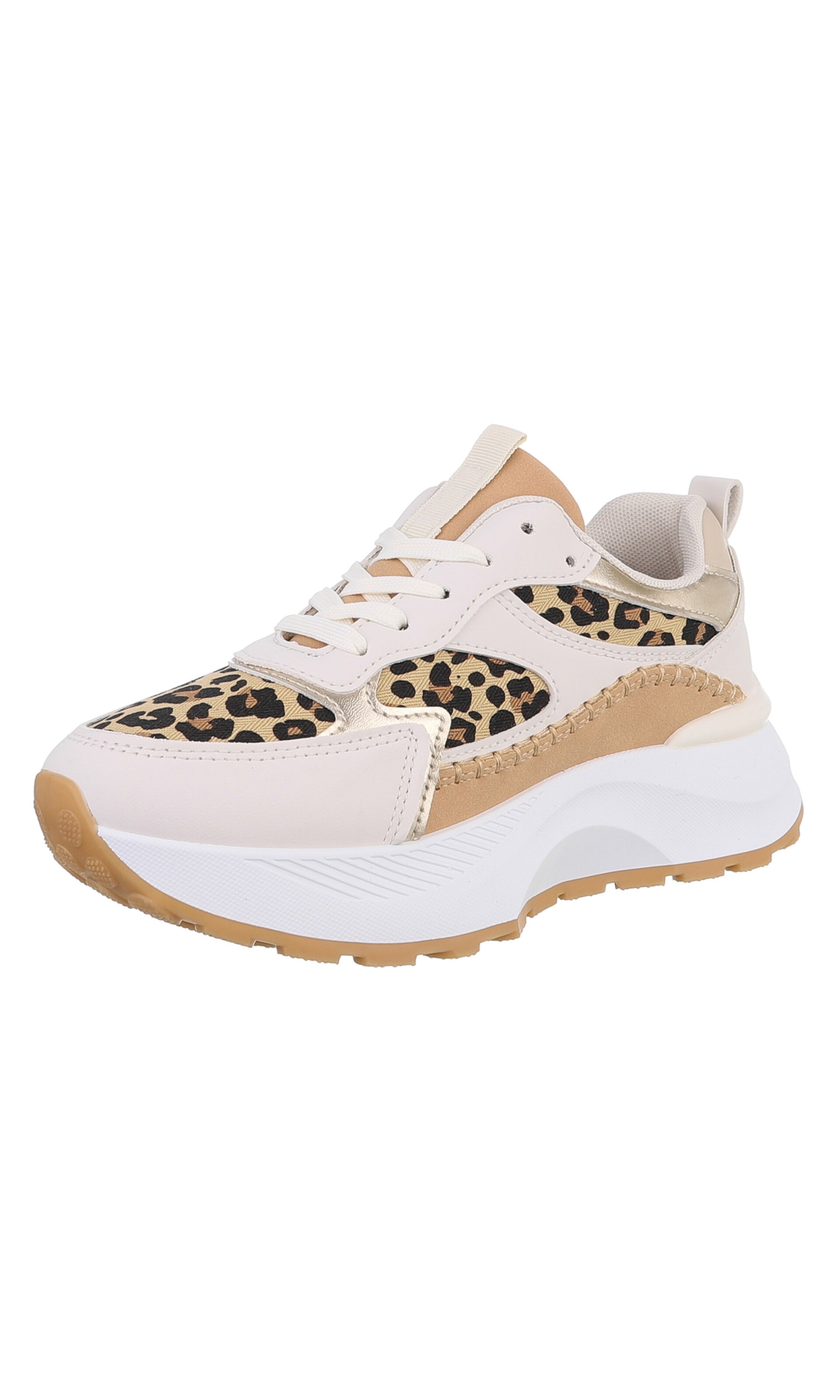 Ital-Design Sneaker in Beige: Vorderseite