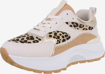 Ital-Design Sneaker in Beige: Vorderseite