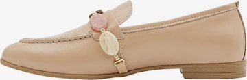 Desa Mokassin 'Slipper' in Beige: Vorderseite