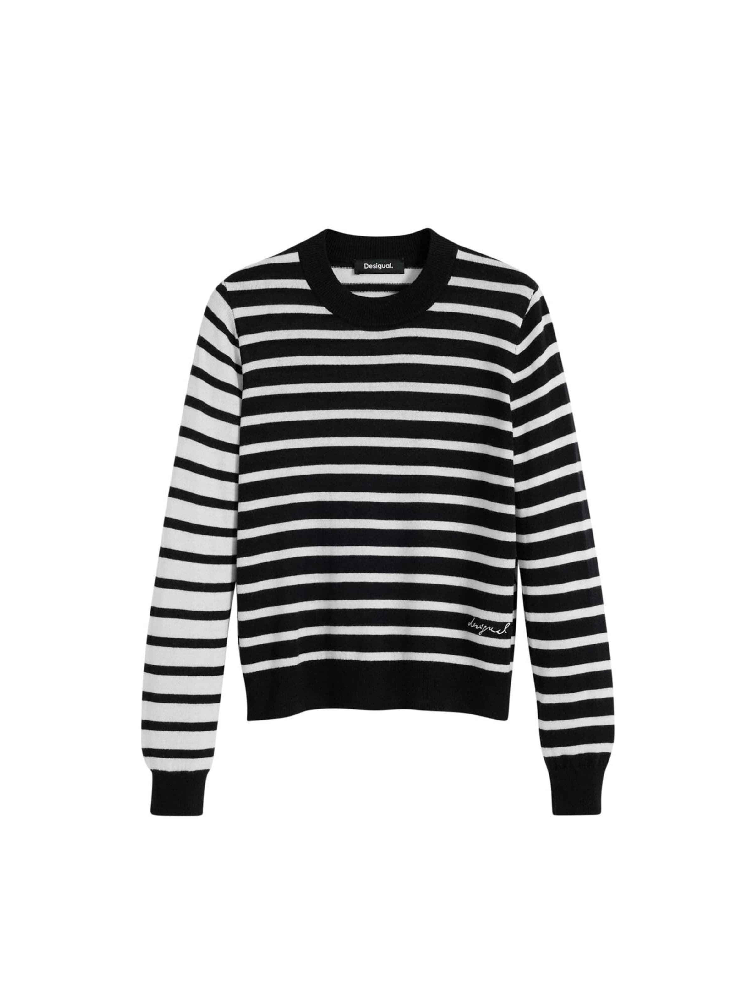 DesigualPulover - crna boja: prednji dio