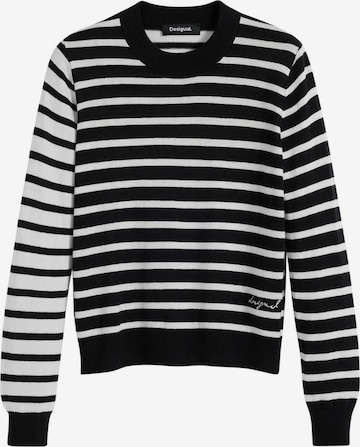 DesigualPulover - crna boja: prednji dio