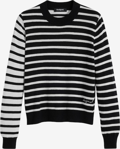 Megztinis iš Desigual, spalva – juoda / balta, Prekių apžvalga