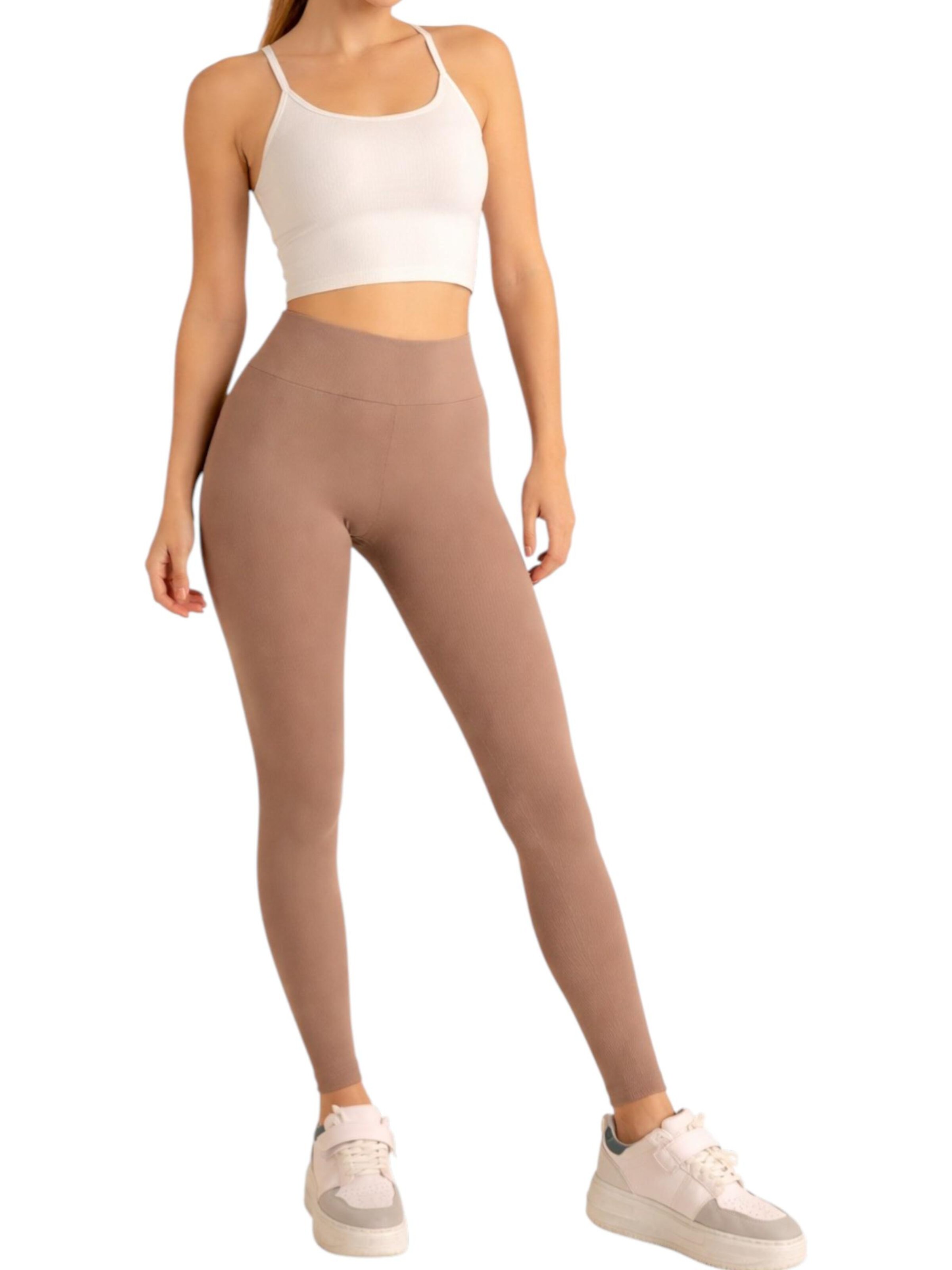 fashionshowcase Skinny Leggings 'LIVORA' i beige