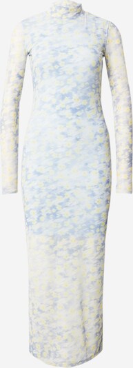 HUGO Kleid 'Nasuse' in himmelblau / hellgelb / hellgrau, Produktansicht
