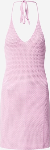 Monki Knit dress 'Zam' in Pink: front