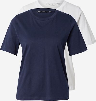 Marškinėliai 'ONLOnly' iš ONLY, spalva – tamsiai mėlyna / balta, Prekių apžvalga