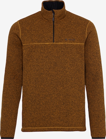 VAUDE Sports sweater 'M Rienza P III' in Brown: front
