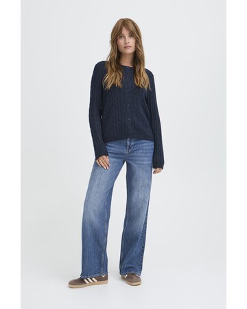 Pulz Strickjacke 'STEFFI' in Blau