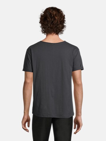 T-Shirt 'Kimm - Moin' salzhaut en bleu