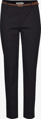 Pantalon à plis Oxmo en noir : devant