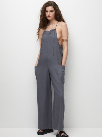 Pull&Bear Jumpsuit in Grey: front