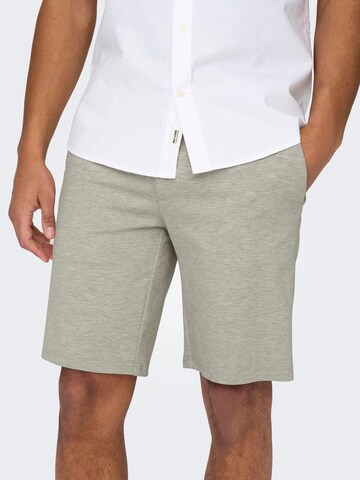 Only & Sons tavaline Chino-püksid 'Mark', värv hall