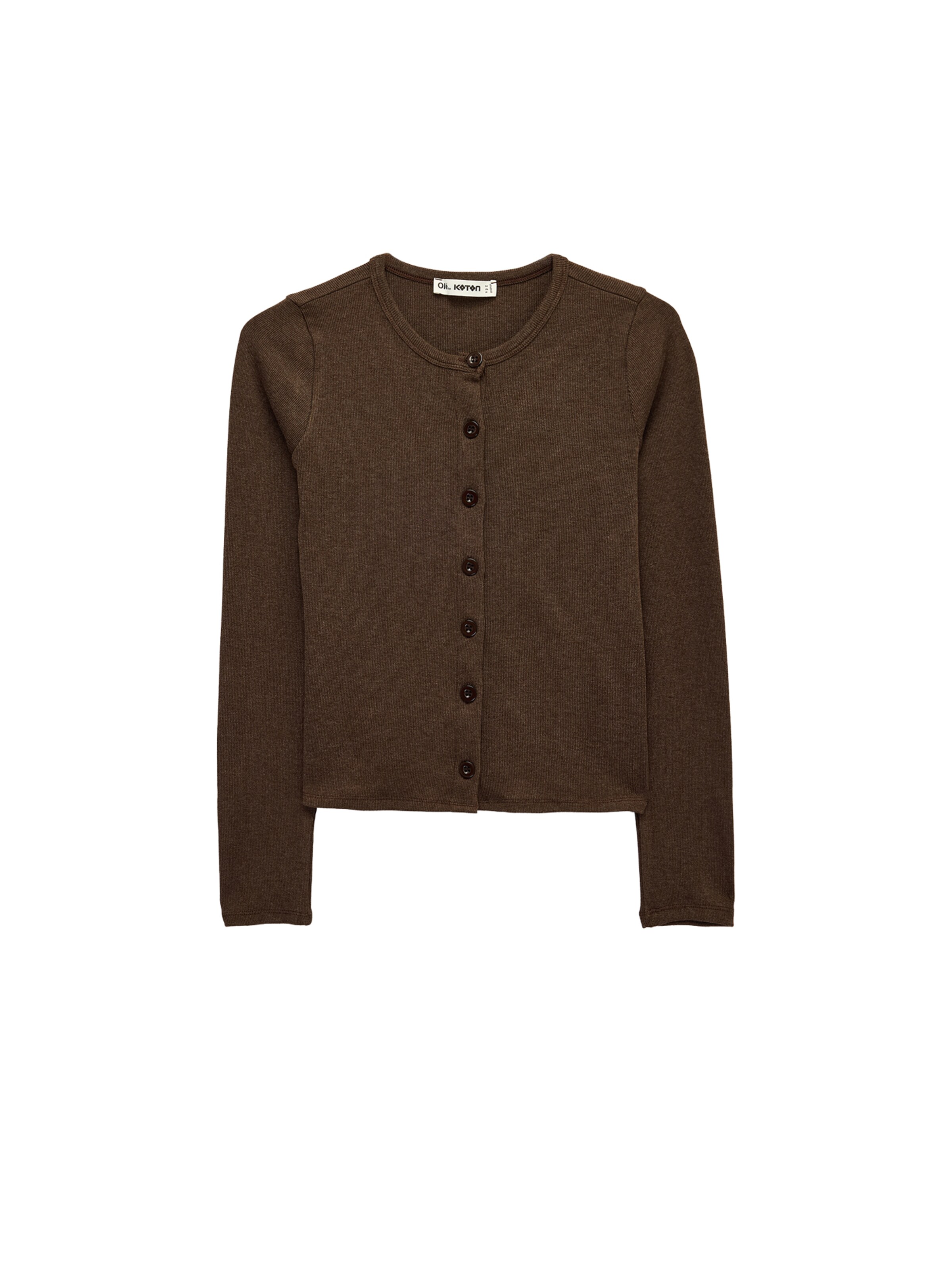 Koton Strickjacke in Braun: Vorderseite