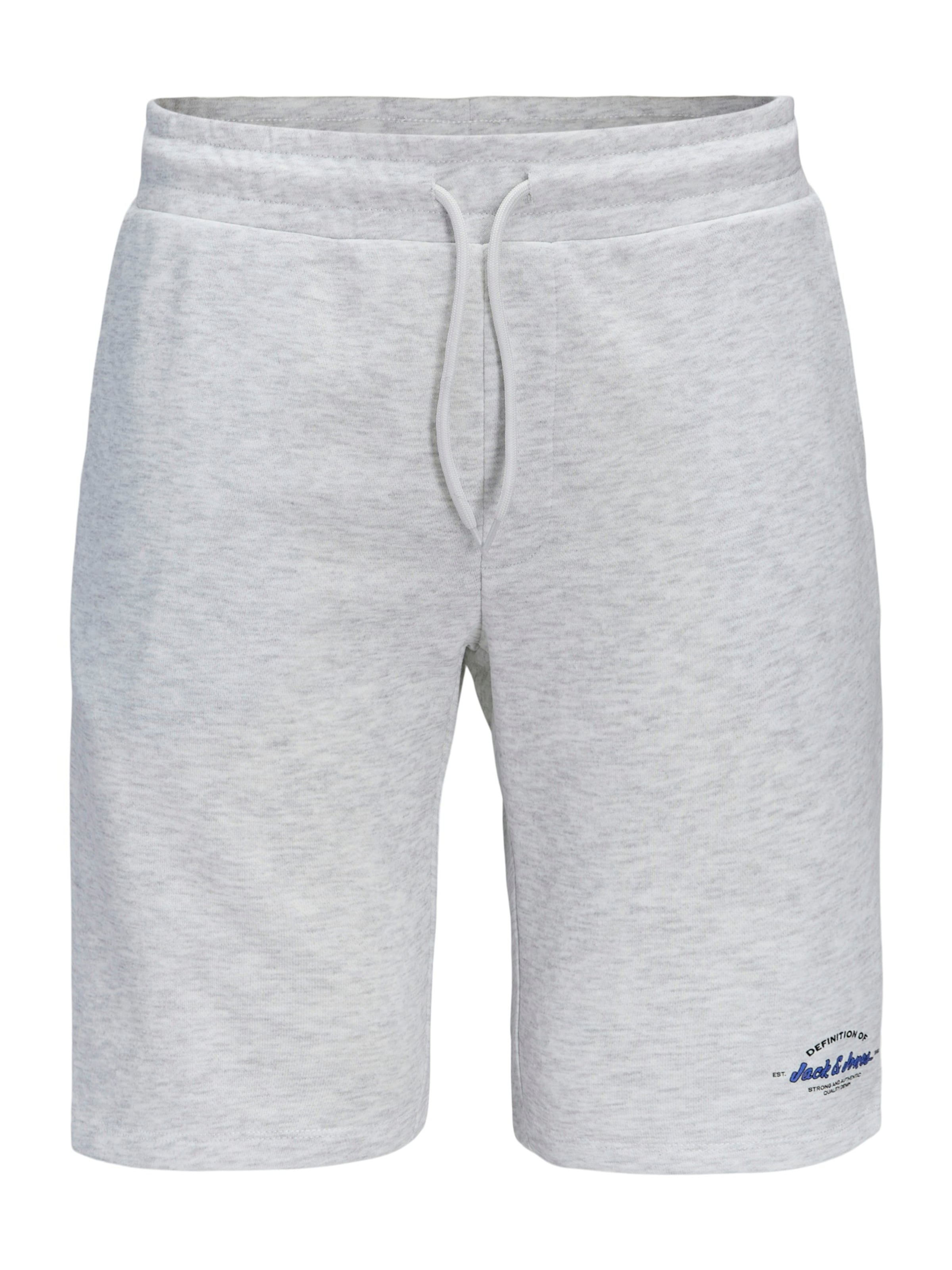 JACK & JONES Pantalon 'JPSTGORDON BRANDON' en bleu / noir / blanc chiné, Vue avec produit