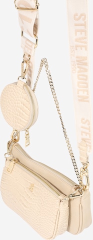 STEVE MADDEN Schoudertas 'Burgent' in Beige: voorkant