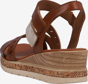 REMONTE Strap Sandals in Brown