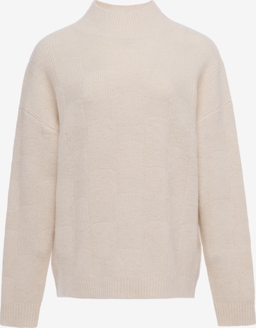 Pull-over usha BLACK LABEL en beige : devant